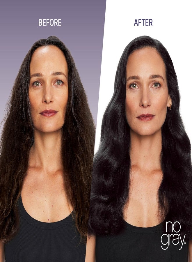 No Gray Quick Permanent Hair Color Shampoo, Black, 8.45 oz - Image 3